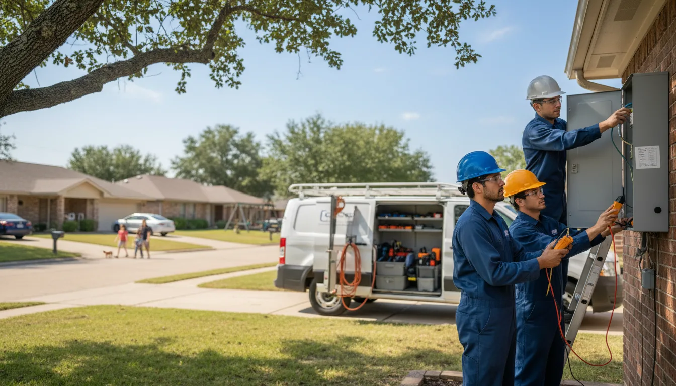 Certified electrician providing emergency electrical services in Newburg, ND